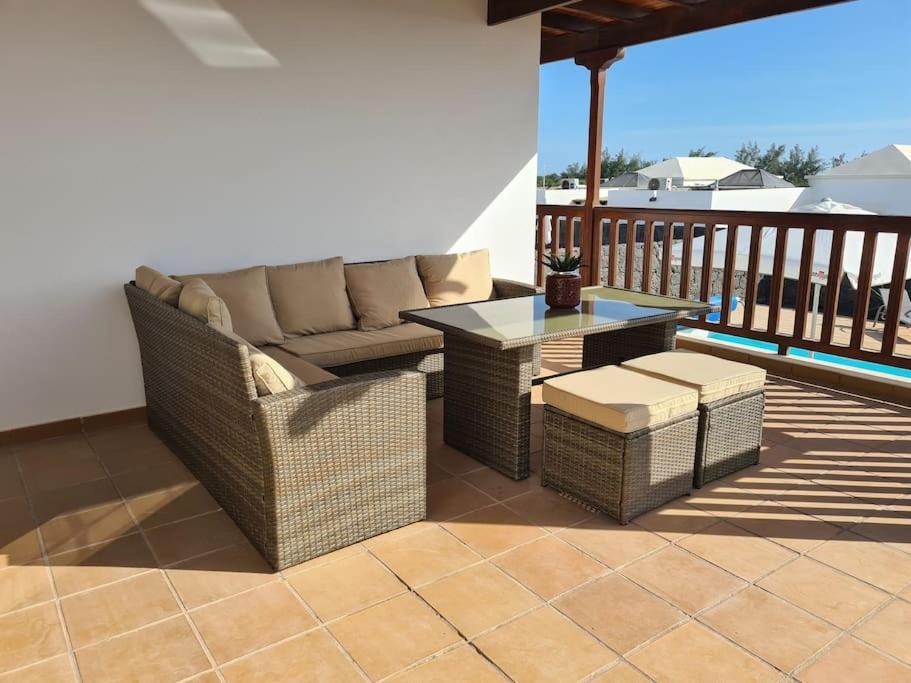 Luxury 4-Bedroom Villa With Heated Pool + Sea View Playa Blanca  Ngoại thất bức ảnh